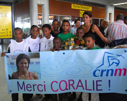 Retour de Coralie Balmy en Martinique