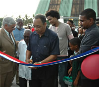 Inauguration du Stade Hermann Panzo