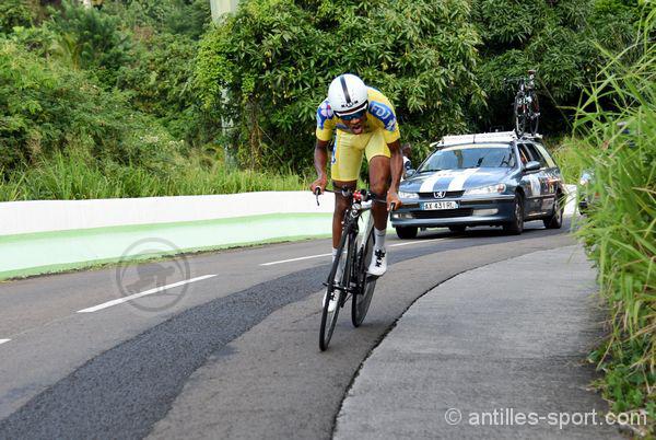 Tour cycliste de Martinique 2016_portrait Yolan Sylvestre-effort